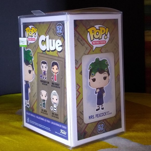 Mrs Peacock Clue Ad Icons Funko Pop 52 NIB with protector - Picture 2 of 4